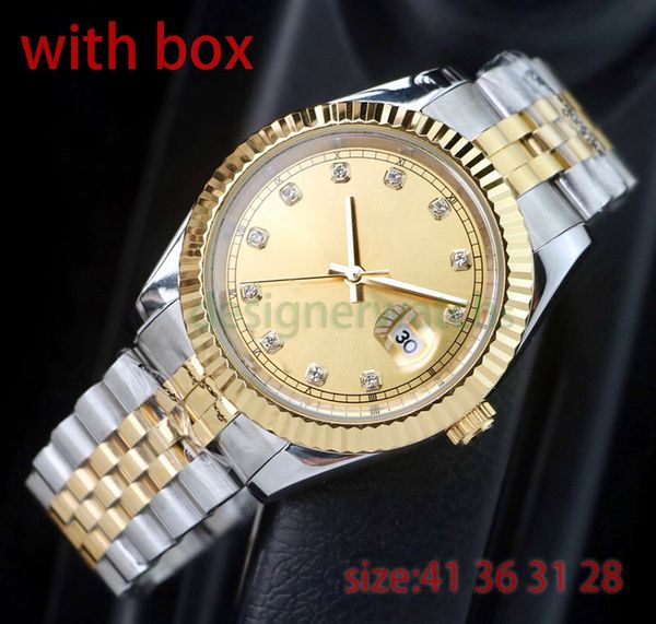 mens watch luxury designer automatic movement mechanical watch size 41 36 31 28 stainless steel strap classic buckle can be added with water, Slivery;brown
mens watch luxury designer automatic movement mechanical watch size 41 36 31 28 stainless steel strap classic buckle can be added with water, Slivery;brown