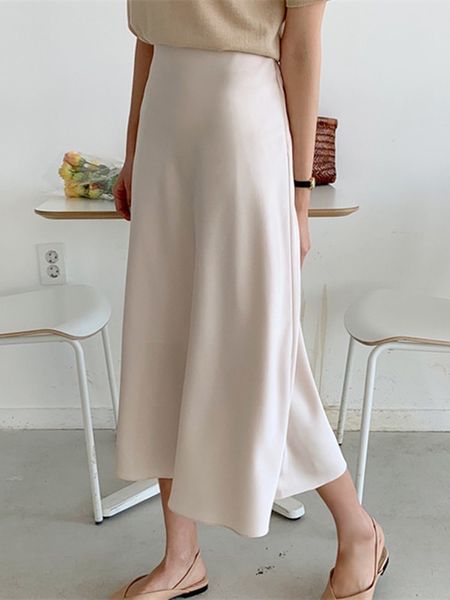 skirts guuzyuviz solid women spring summer elegant slim satin korean high waist long female 230225, Black
skirts guuzyuviz solid women spring summer elegant slim satin korean high waist long female 230225, Black