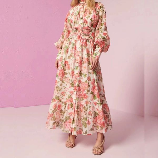 fancy womens floral printed gathered waist stand collar lantern sleeve midi fit&flare dress, Black;gray
fancy womens floral printed gathered waist stand collar lantern sleeve midi fit&flare dress, Black;gray
