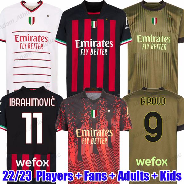 ac milans soccer jerseys 2022 2023 ibrahimovic giroud theo tonali football shirts custom name number bennacer r.leao brahim florenzi jersey, Black;yellow
ac milans soccer jerseys 2022 2023 ibrahimovic giroud theo tonali football shirts custom name number bennacer r.leao brahim florenzi jersey, Black;yellow