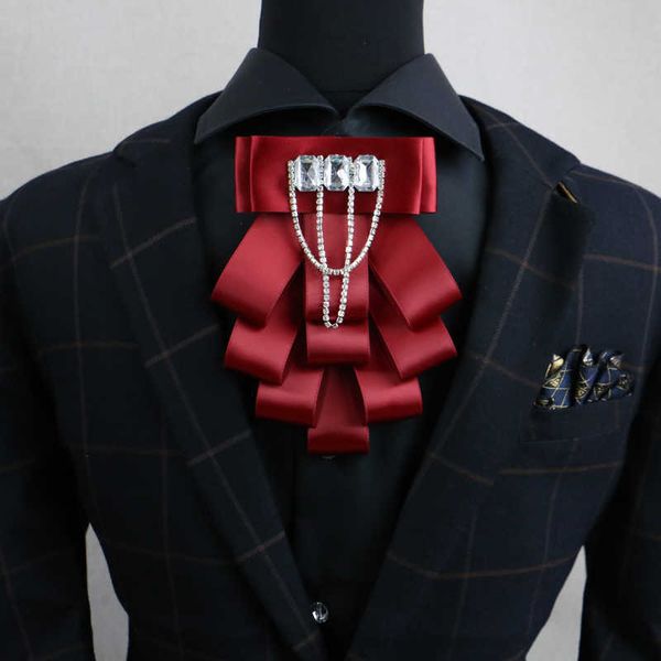 neck ties men's handmade bow tie formal dress wedding banquet host evening dress crystal ribbon korean tassel diamond bowtie j230225, Blue;purple
neck ties men's handmade bow tie formal dress wedding banquet host evening dress crystal ribbon korean tassel diamond bowtie j230225, Blue;purple