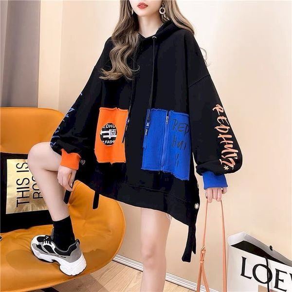 womens hoodies sweatshirts design sense letter printing split hoodies women spring autumn loose large size hooded jacket fashion casual hood, Black
womens hoodies sweatshirts design sense letter printing split hoodies women spring autumn loose large size hooded jacket fashion casual hood, Black