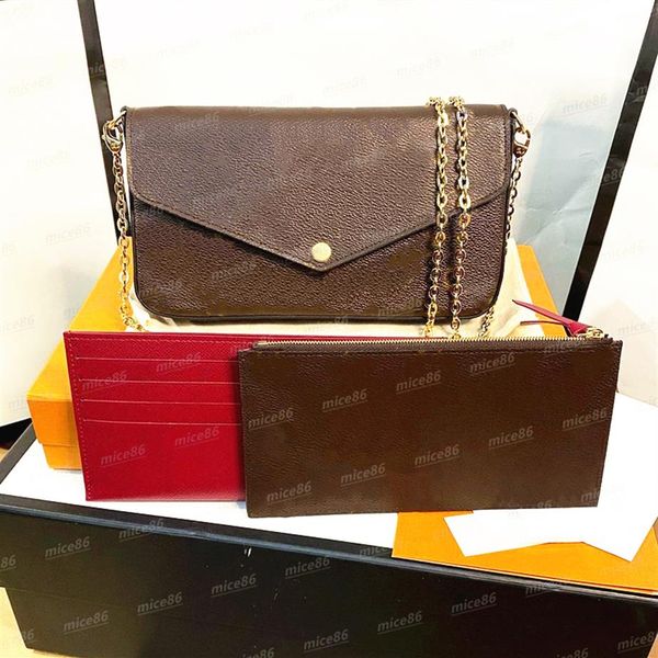 3 piece suit women messenger leather handbag evening bag original box flower luxurys designers pochette felicie should244t
3 piece suit women messenger leather handbag evening bag original box flower luxurys designers pochette felicie should244t