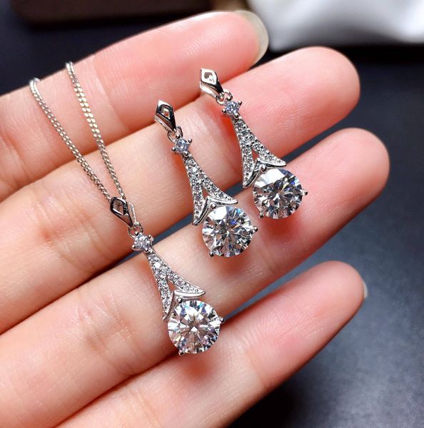 vintage lab moissanite jewelry set 925 sterling silver party wedding earrings necklace for women bridal engagement jewelry gift, Black
vintage lab moissanite jewelry set 925 sterling silver party wedding earrings necklace for women bridal engagement jewelry gift, Black