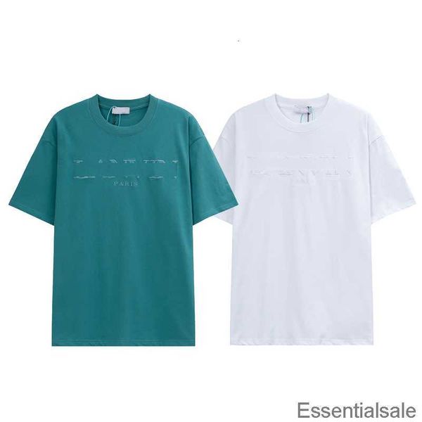 designer men's womens t shirts lanvins summer t-shirts shorts sleeves cotton casual loose tees 2023 italy usa high street fashion brand, White;black
designer men's womens t shirts lanvins summer t-shirts shorts sleeves cotton casual loose tees 2023 italy usa high street fashion brand, White;black
