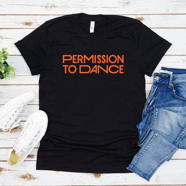 women's tshirt permission to dance tshirt kpop shirt graphic t shirts short sleeve tee music merch casual gift for fans 230225, White
women's tshirt permission to dance tshirt kpop shirt graphic t shirts short sleeve tee music merch casual gift for fans 230225, White