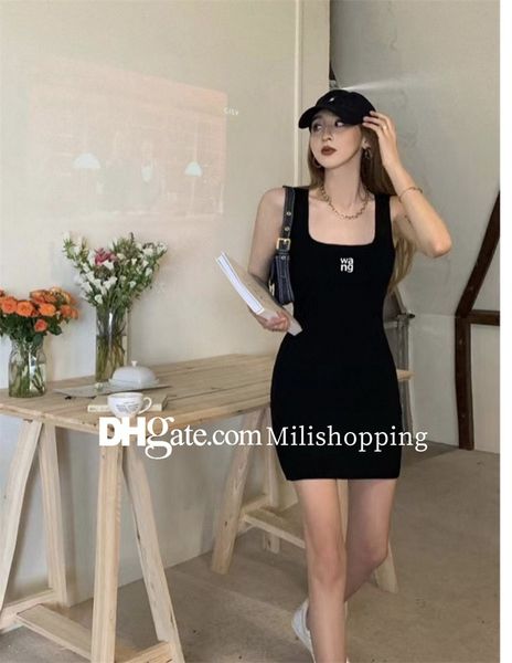 luxury designer wang knit dress brand womens t shirt black hip cover dress short sleeve turtleneck knitted vest
luxury designer wang knit dress brand womens t shirt black hip cover dress short sleeve turtleneck knitted vest