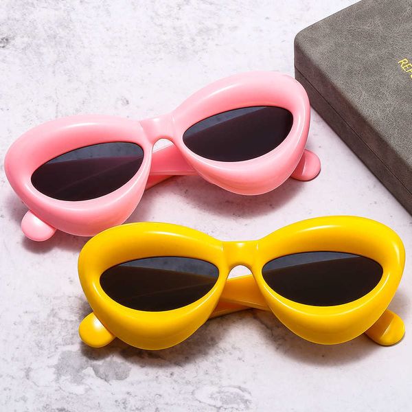 2023 new cat's eye bubble sunglasses funny show street p net red sunglasses wholesale, White;black
2023 new cat's eye bubble sunglasses funny show street p net red sunglasses wholesale, White;black