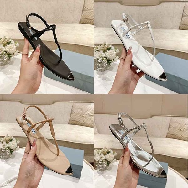 designer brushed leather thong sandals women style shoes with metal triangle label front end summer beach indoor leisure commuting, Black
designer brushed leather thong sandals women style shoes with metal triangle label front end summer beach indoor leisure commuting, Black