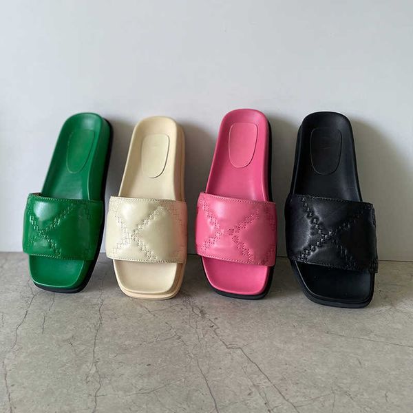 designer slides leather quilting sandal for men women platform slide thick bottoms lady flip flops fashion summer slipper beach shoes 35-47, Black
designer slides leather quilting sandal for men women platform slide thick bottoms lady flip flops fashion summer slipper beach shoes 35-47, Black