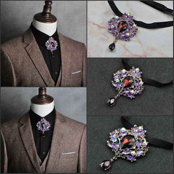 neck ties british men bowtie cowboy necklace bolo tie women elastic band strap alloy chic bow tie bling crystal rhinestone uniform necktie, Blue;purple
neck ties british men bowtie cowboy necklace bolo tie women elastic band strap alloy chic bow tie bling crystal rhinestone uniform necktie, Blue;purple