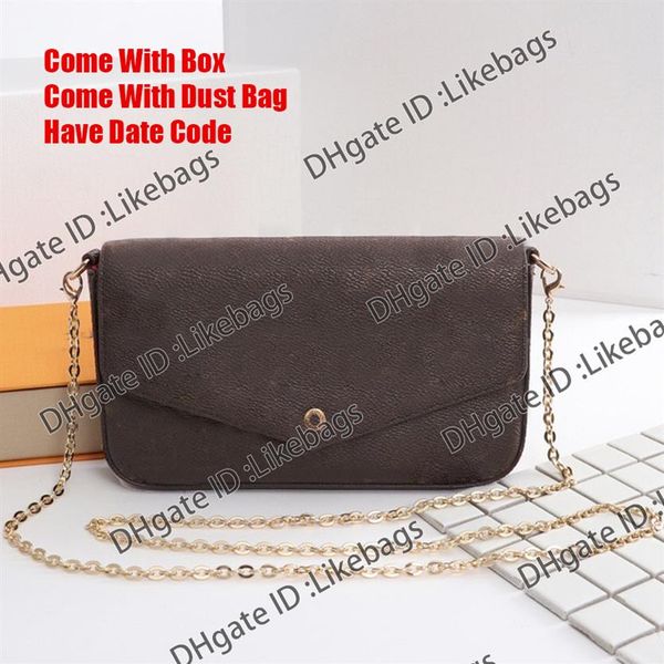 women designer bag pochette felicie shoulder bags handbag purse crossbody messenger bags 3pcs set original box sac luxe brown flow255c
women designer bag pochette felicie shoulder bags handbag purse crossbody messenger bags 3pcs set original box sac luxe brown flow255c