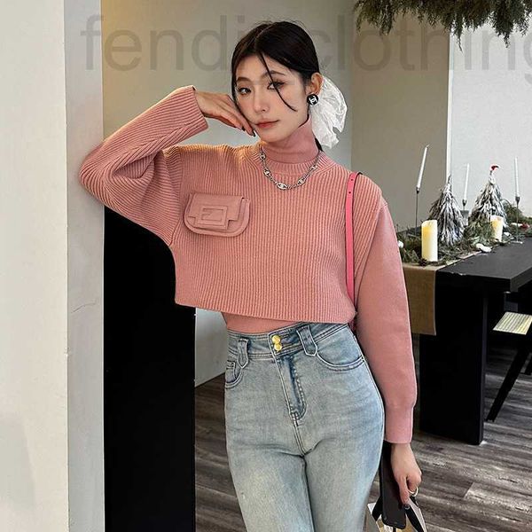 women's sweaters designer 2023 spring new nanyou high version double-f small bag design sweater two-piece set 9jgm, White;black
women's sweaters designer 2023 spring new nanyou high version double-f small bag design sweater two-piece set 9jgm, White;black
