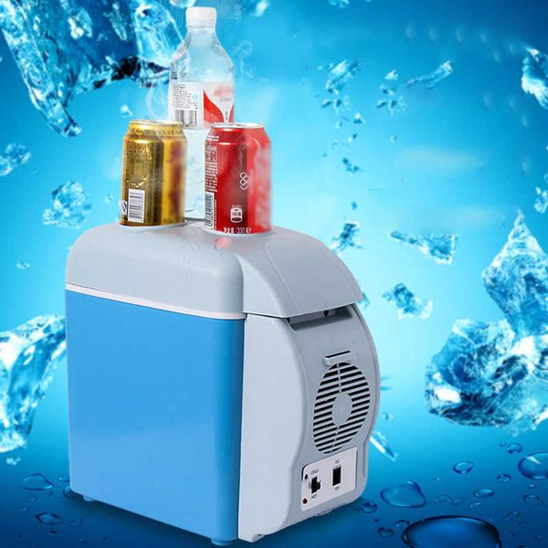 6l/7.5l refrigerator 12v multi-functional portable mini fridge travel outdoor rv camper cooler minifridge caravan er r230225