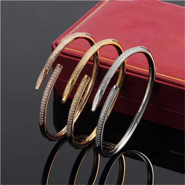 gold bangle for men nail bracelets designer fashion luxury jewelry silver rose steel creative attractive and women bracelet diamond bangles, Black
gold bangle for men nail bracelets designer fashion luxury jewelry silver rose steel creative attractive and women bracelet diamond bangles, Black