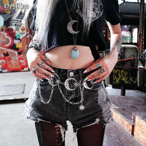 belts punk vintage belt woman luxury designer brand metal body chain corset belts harajuku dark y2k e girls sun moon star tassel belt l23022, Black;brown
belts punk vintage belt woman luxury designer brand metal body chain corset belts harajuku dark y2k e girls sun moon star tassel belt l23022, Black;brown