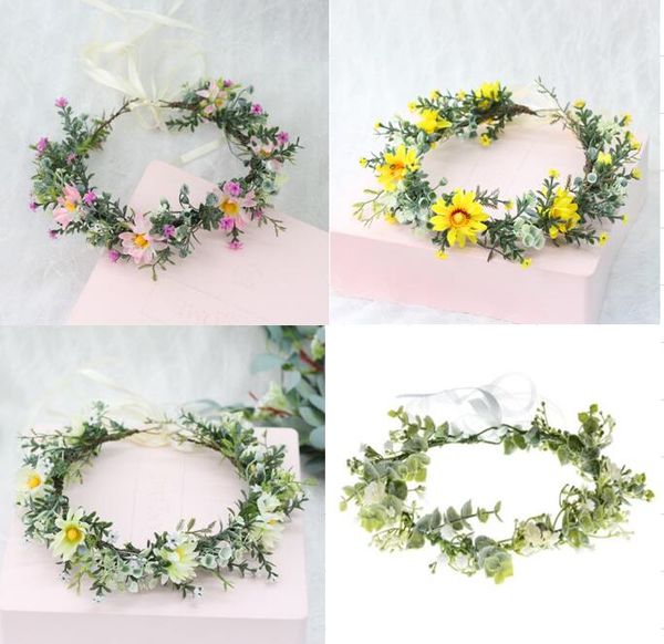 6pcs/ green leaf floral crown eucalyptus women girls headband flower headpiece bridal halo p prop, Slivery;white
6pcs/ green leaf floral crown eucalyptus women girls headband flower headpiece bridal halo p prop, Slivery;white