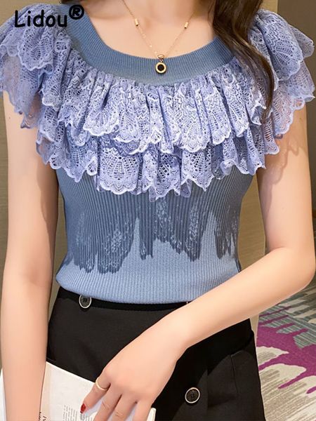women's blouses shirts elegant fashion lace hollow out round neck sleeveless slim solid color pullovers summer women shirt women's, White
women's blouses shirts elegant fashion lace hollow out round neck sleeveless slim solid color pullovers summer women shirt women's, White