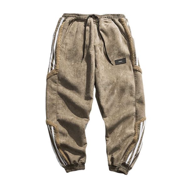 men's pants winter korean style hip hop thick casual harem pants streetwear fashion sweatpants kpop joggers men harajuku striped joggin, Black
men's pants winter korean style hip hop thick casual harem pants streetwear fashion sweatpants kpop joggers men harajuku striped joggin, Black