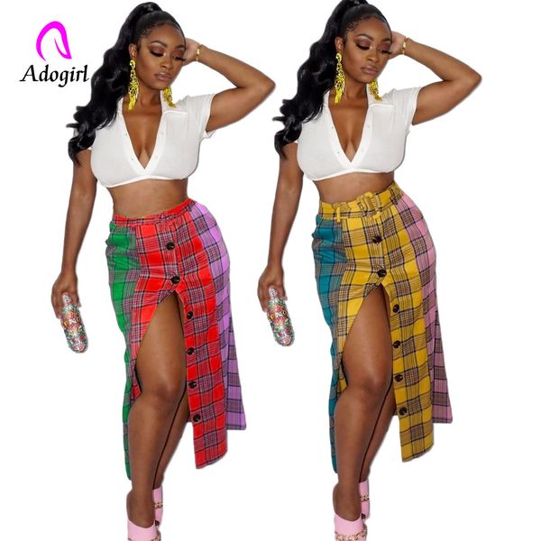 skirts plaid women long maxi high slit button up a line bottom summer workout activewear night club party vestidos 230225, Black
skirts plaid women long maxi high slit button up a line bottom summer workout activewear night club party vestidos 230225, Black