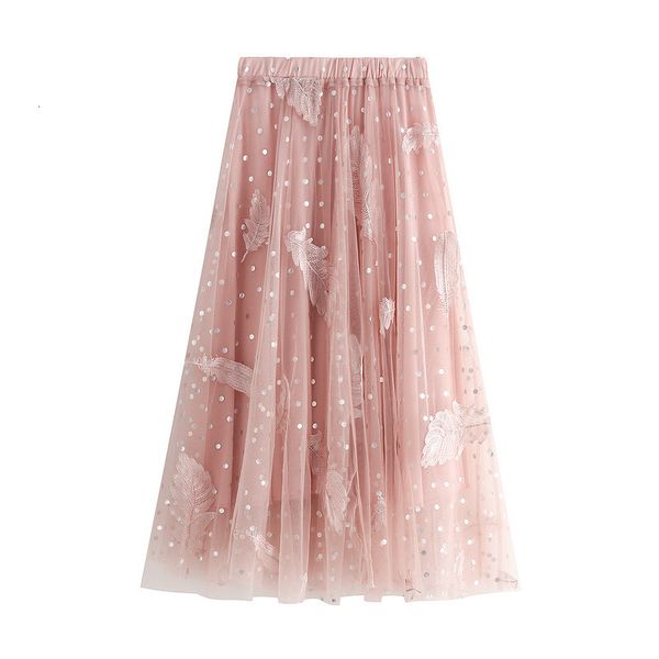 skirts summer feather embroidery mesh female 2023 spring sweet fairy high waist bubble long woman 230225, Black
skirts summer feather embroidery mesh female 2023 spring sweet fairy high waist bubble long woman 230225, Black