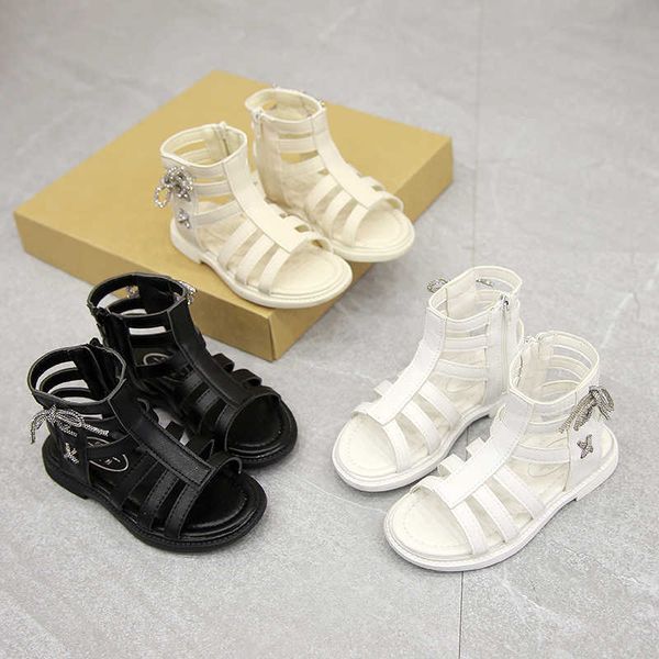 sandals girls summer sandals teen soft sole high new children gladiator sandals kids breathable beach shoes 2022 fashion ankle boots z0225, Black;red
sandals girls summer sandals teen soft sole high new children gladiator sandals kids breathable beach shoes 2022 fashion ankle boots z0225, Black;red