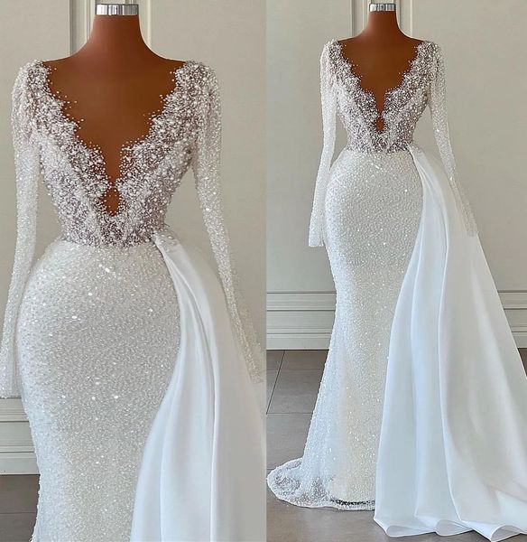 2023 arabic aso ebi sequined lace wedding dress mermaid beaded pearls luxurious bridal gowns dresses zj800, White
2023 arabic aso ebi sequined lace wedding dress mermaid beaded pearls luxurious bridal gowns dresses zj800, White