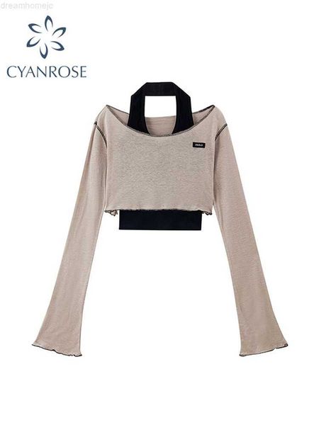 2022 autumn see trough crop y2k vintage harajuku streetwear e-girl t-shirt long flare sleeve slim fit tee women clothes 0225, White
2022 autumn see trough crop y2k vintage harajuku streetwear e-girl t-shirt long flare sleeve slim fit tee women clothes 0225, White