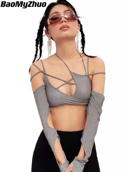 2022 summer new goth y2k punk t shirt women halter gothic girl patchwork long sleeve crop cut out casual t-shirts 0225, White
2022 summer new goth y2k punk t shirt women halter gothic girl patchwork long sleeve crop cut out casual t-shirts 0225, White