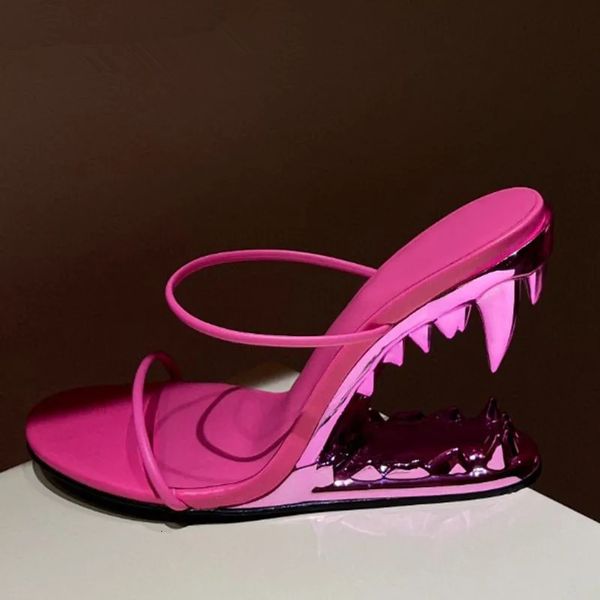 sandals summer women tusks hollow-out heels fashion design ladies high shoes round toe open nightclub party slippers 230225, Black
sandals summer women tusks hollow-out heels fashion design ladies high shoes round toe open nightclub party slippers 230225, Black