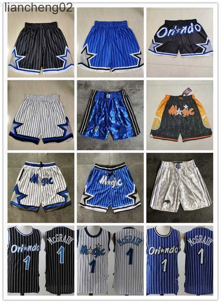Image of Men&#039;s Shorts Orlando&#039;&#039;Magic&#039;&#039;Shorts mens THrowbaCK Basketball Shorts poCKet Basketball Penny 1 HardAWay Tracy 1 McGrady W0225