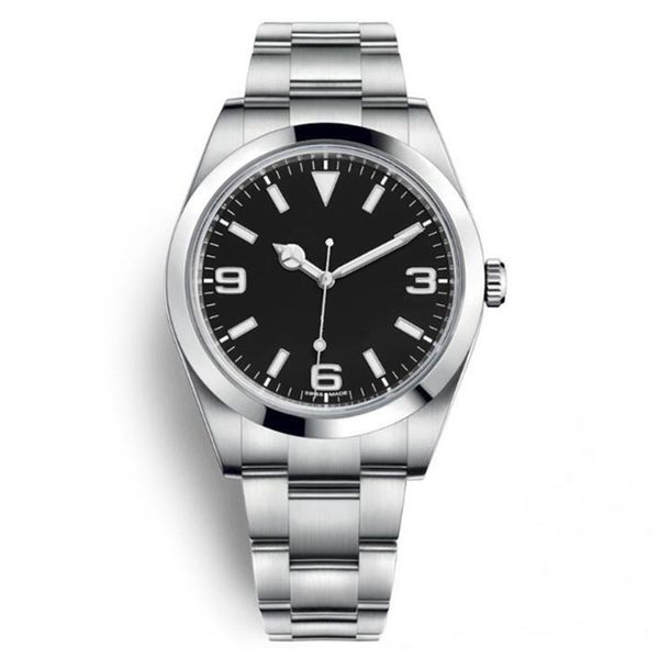 luxury sport mens wrist watch explorer i stainless steel black arabic index 39mm 3 6 9 new lume dial oyster bracelet 214270 - bran2673, Slivery;brown
luxury sport mens wrist watch explorer i stainless steel black arabic index 39mm 3 6 9 new lume dial oyster bracelet 214270 - bran2673, Slivery;brown