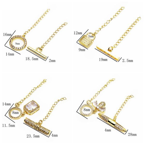 connectors jewelry findings accessories zircon ot buckle necklace ring with connecting buckle pendant, Silver
connectors jewelry findings accessories zircon ot buckle necklace ring with connecting buckle pendant, Silver
