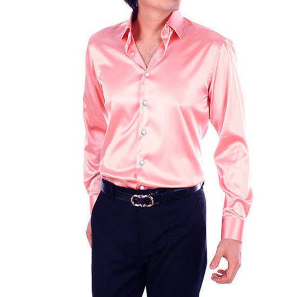 solid color imitation silk satin glossy men's shirt elastic long-sleeved taobao slim loose3ww1, White;black
solid color imitation silk satin glossy men's shirt elastic long-sleeved taobao slim loose3ww1, White;black