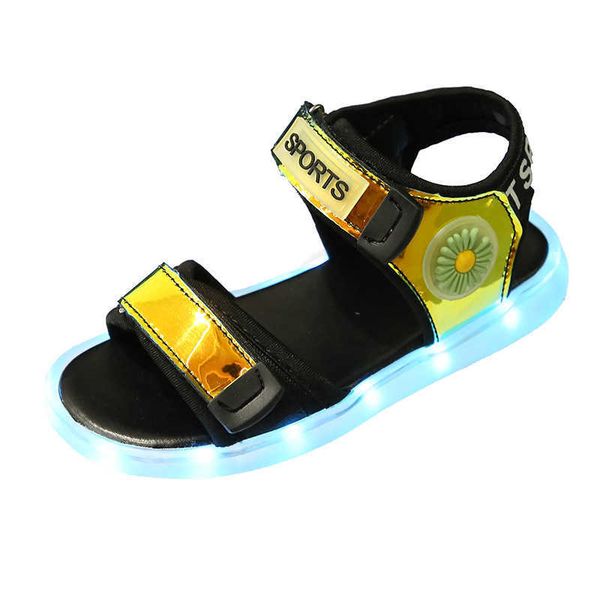 sandals girls sandals led color luminous 2021 new sequins kids children sandals softsoled fashion summer shoe baby lightup shoe z0225, Black;red
sandals girls sandals led color luminous 2021 new sequins kids children sandals softsoled fashion summer shoe baby lightup shoe z0225, Black;red