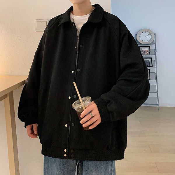 suede winter coat men's spring autumn fashion brand plush upper garment baseball suit pishuai new boys jacket 3v9e3v9e, Black;brown
suede winter coat men's spring autumn fashion brand plush upper garment baseball suit pishuai new boys jacket 3v9e3v9e, Black;brown