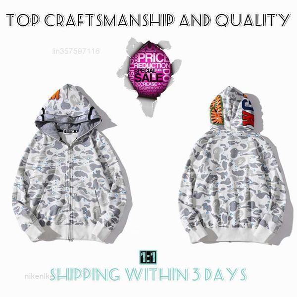 craftsmanship mens hoodies tiger full zip jacket designer men women harajuku stylist shark sweatshirt fashion co-branding camouflage double, Black
craftsmanship mens hoodies tiger full zip jacket designer men women harajuku stylist shark sweatshirt fashion co-branding camouflage double, Black