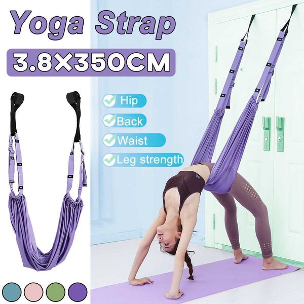 yoga stripes aerial yoga rope stretch the leg splits practic elastic stretch bar and bends down to stretch yoga handstand training device j2
yoga stripes aerial yoga rope stretch the leg splits practic elastic stretch bar and bends down to stretch yoga handstand training device j2