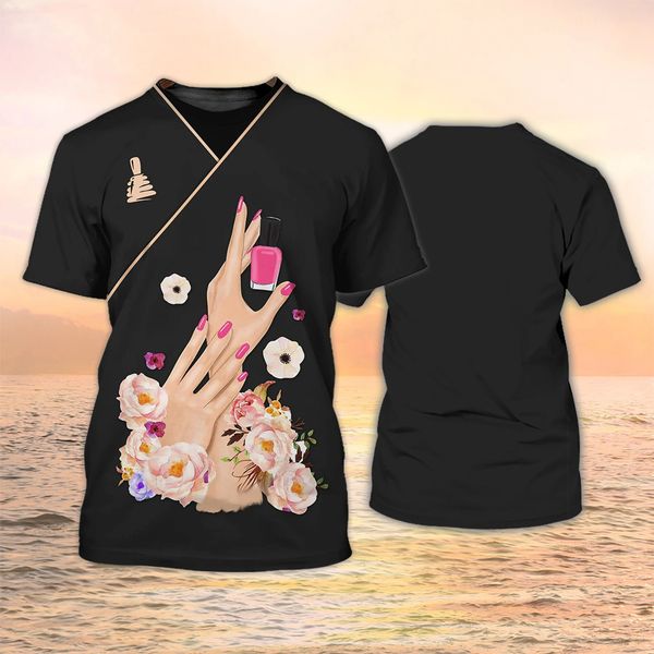 women's tshirt fashion nail artist t dressing 3d print tshirt women funny custom short sleeve vintage oversized ladies 230225, White
women's tshirt fashion nail artist t dressing 3d print tshirt women funny custom short sleeve vintage oversized ladies 230225, White
