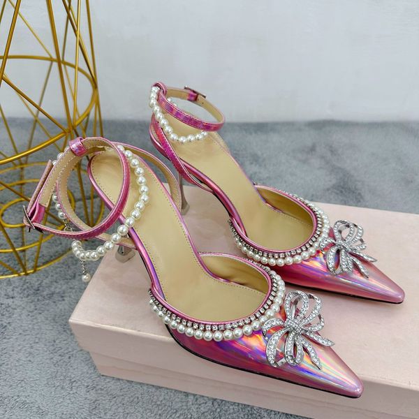 iridescent pink high heels dress shoes butterfly diamond pearl fashion leather model catwalks sandals, Black
iridescent pink high heels dress shoes butterfly diamond pearl fashion leather model catwalks sandals, Black