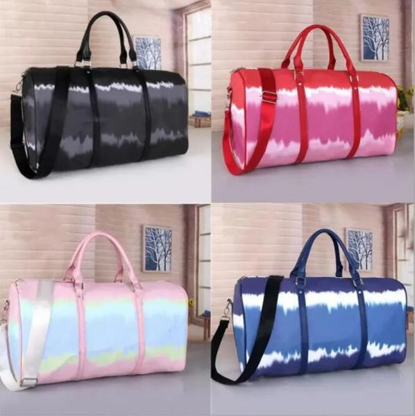 50cm luxurys bags fashion men women travel duffle bag leather luggage handbags large contrast color capacity sport totes bags fashion purse
50cm luxurys bags fashion men women travel duffle bag leather luggage handbags large contrast color capacity sport totes bags fashion purse