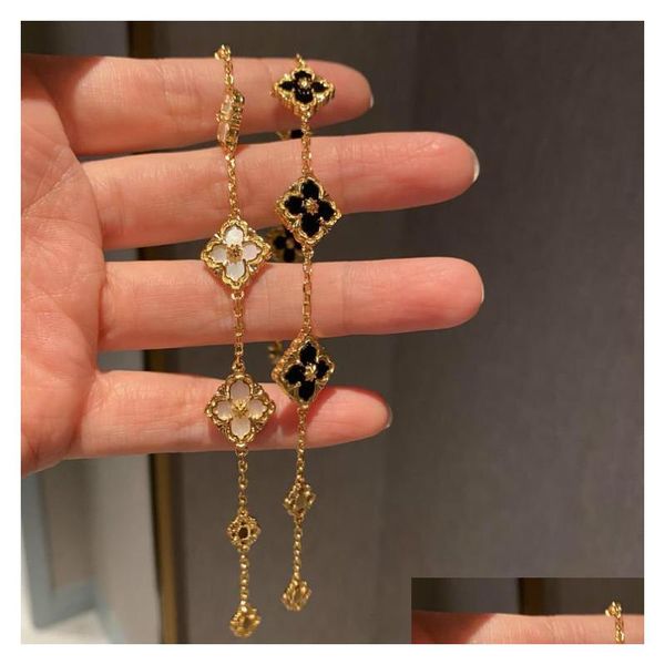 clover bracelet designer bangle charm bracelets gold luxury for women party jewelry drop delivery dhe2q, Black
clover bracelet designer bangle charm bracelets gold luxury for women party jewelry drop delivery dhe2q, Black