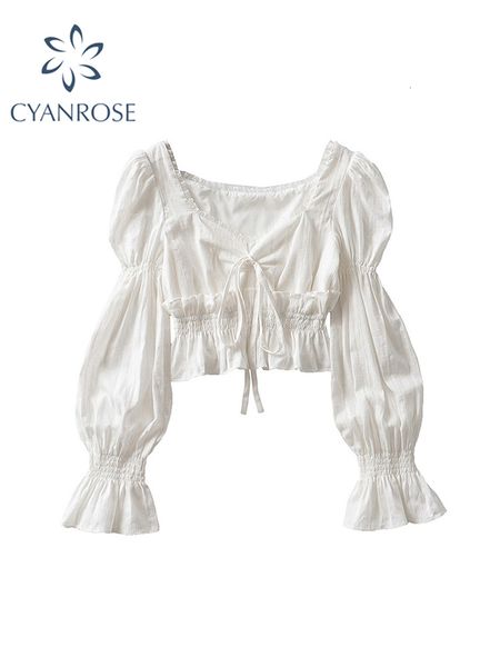 women's blouses shirts french pleated lantern long sleeve shirt for women's spring and autumn vintage white square collar blouse
women's blouses shirts french pleated lantern long sleeve shirt for women's spring and autumn vintage white square collar blouse