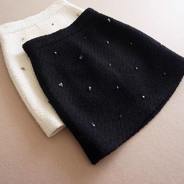 skirts all-matching simple winter solid color wool high waist small a- line skirt for women 230225, Black
skirts all-matching simple winter solid color wool high waist small a- line skirt for women 230225, Black
