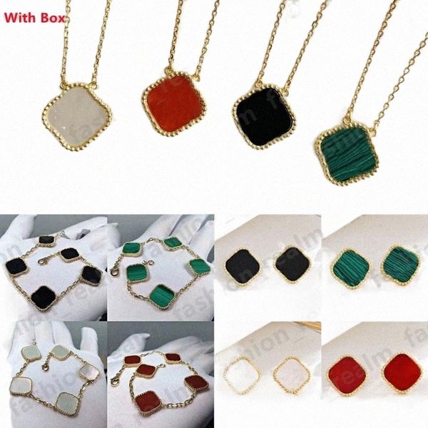 four leaf clover necklace designer jewelry set pendant necklaces bracelet stud earring gold silver mother of pearl green flower necklace lin
four leaf clover necklace designer jewelry set pendant necklaces bracelet stud earring gold silver mother of pearl green flower necklace lin