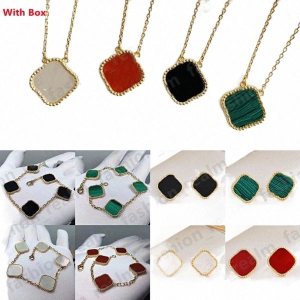 four leaf clover necklace designer jewelry set pendant necklaces bracelet stud earring gold silver mother of pearl green flower necklace lin
four leaf clover necklace designer jewelry set pendant necklaces bracelet stud earring gold silver mother of pearl green flower necklace lin