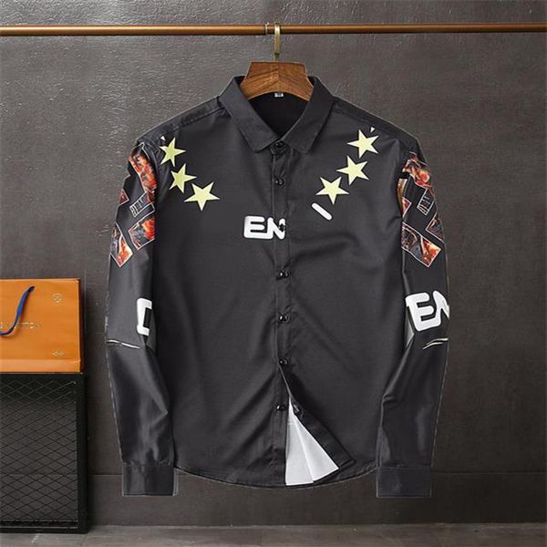 2021 luxury designer fashion trend men's shirts wear long sleeve business casual brand spring slimming -3xl#50246s, White;black
2021 luxury designer fashion trend men's shirts wear long sleeve business casual brand spring slimming -3xl#50246s, White;black