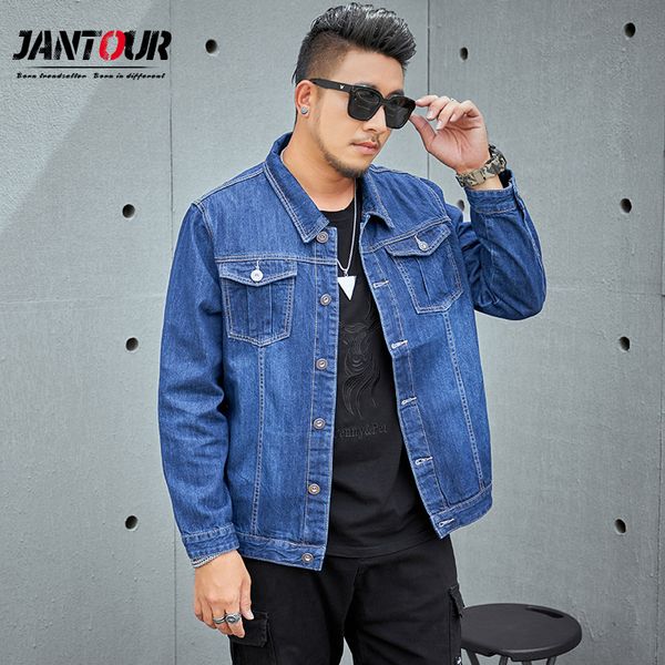 men's jackets jantour big size 6xl 7xl 8xl denim jacket autumn winter classic casual jeans jackets fashion hip hop male streetwear 2302, Black;brown
men's jackets jantour big size 6xl 7xl 8xl denim jacket autumn winter classic casual jeans jackets fashion hip hop male streetwear 2302, Black;brown