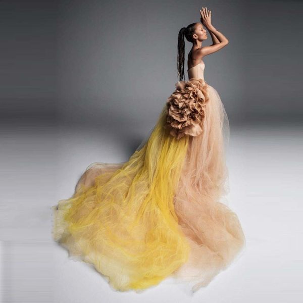 skirts champgane yellow puffy tutu party with train floral tulle layered women long custom made 230225, Black
skirts champgane yellow puffy tutu party with train floral tulle layered women long custom made 230225, Black