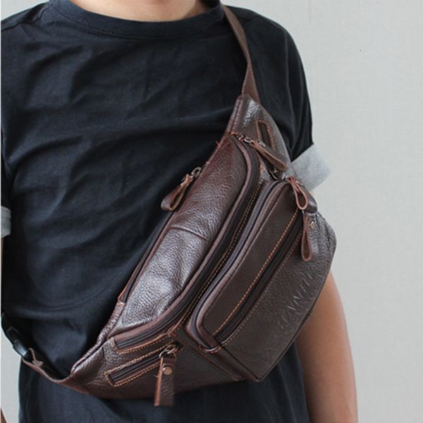 waist bags men s large genuine leather retro business bag fanny pack purse travel shoulder belt phone pouch for male 230224
waist bags men s large genuine leather retro business bag fanny pack purse travel shoulder belt phone pouch for male 230224